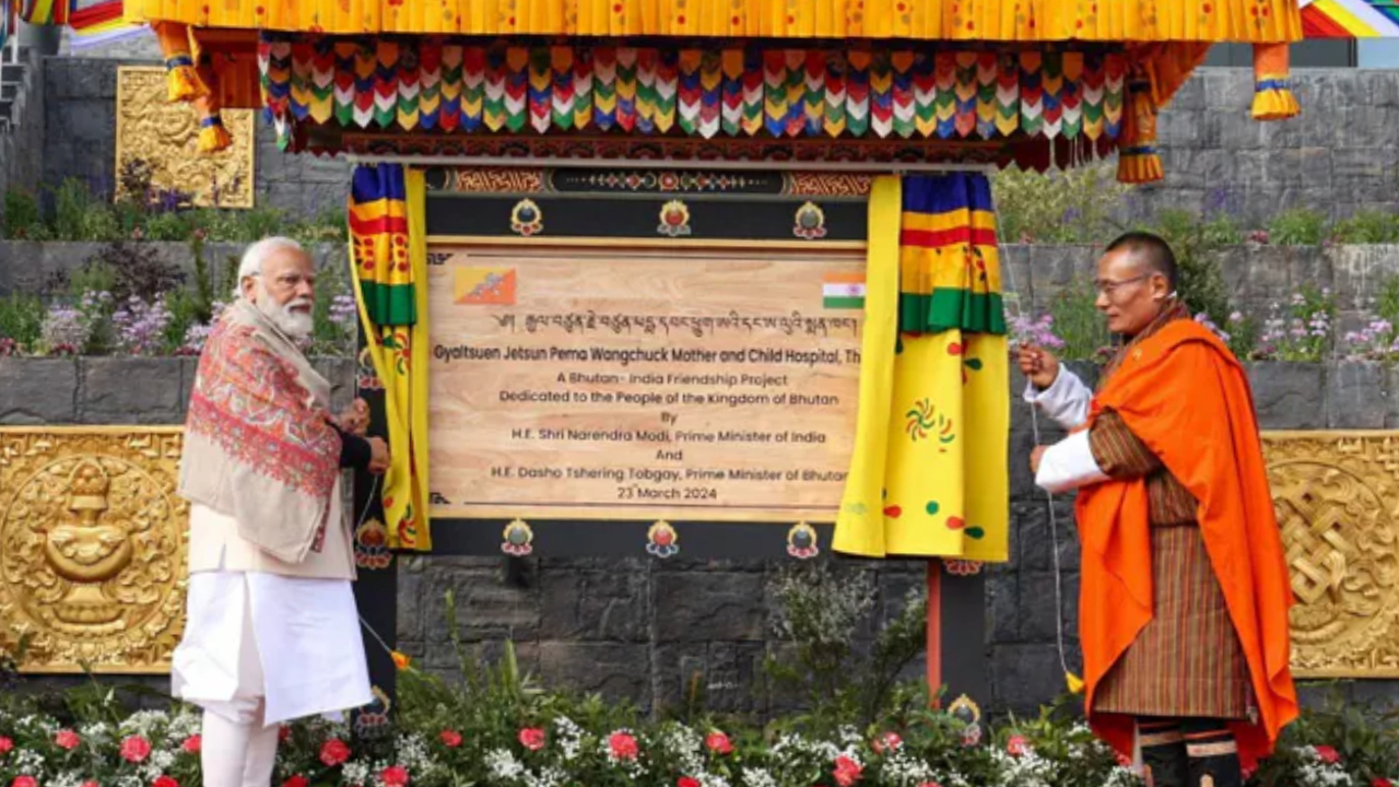 Bhutan: PM Modi inaugurates India-funded Mother and Child Hospital in Thimphu